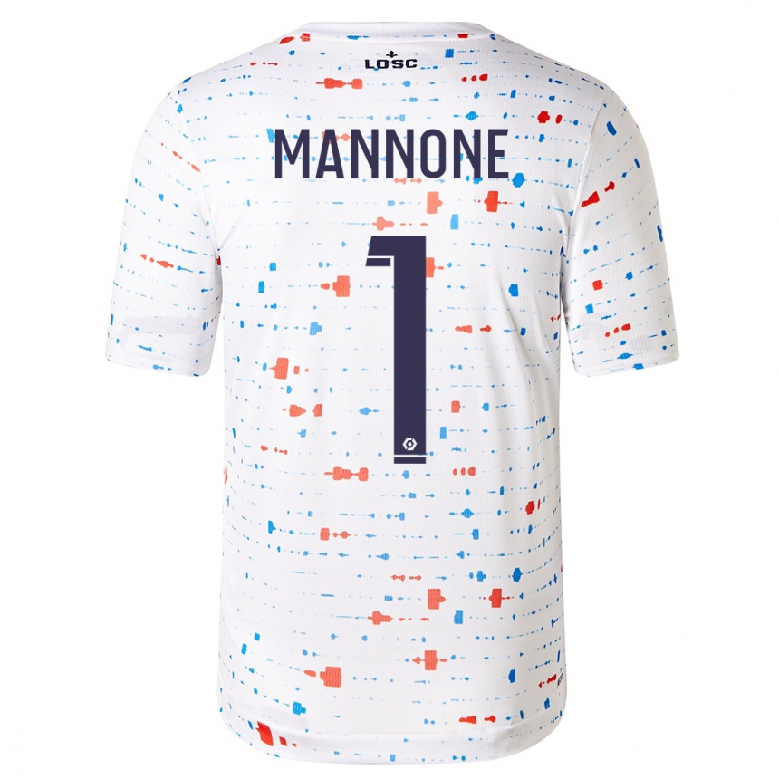 Niño Fútbol Camiseta Vito Mannone #1 Blanco 2ª Equipación 2023/24 México