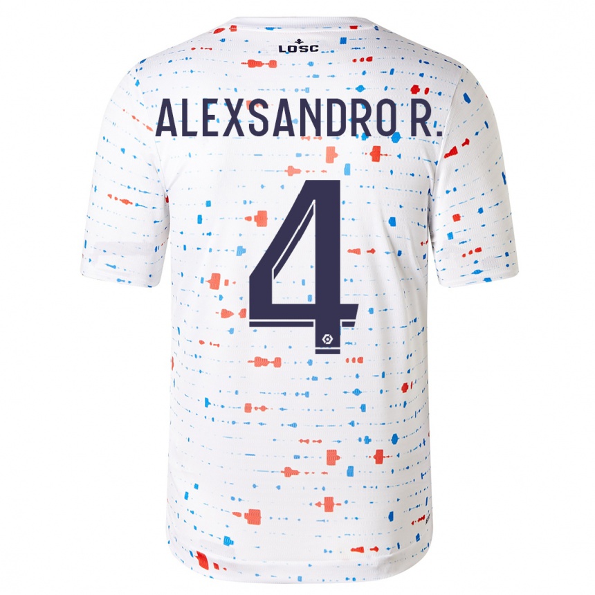 Niño Fútbol Camiseta Alexsandro #4 Blanco 2ª Equipación 2023/24 México