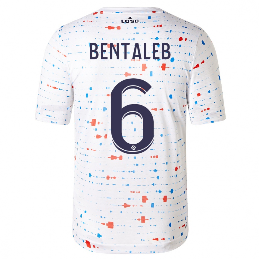 Niño Fútbol Camiseta Nabil Bentaleb #6 Blanco 2ª Equipación 2023/24 México