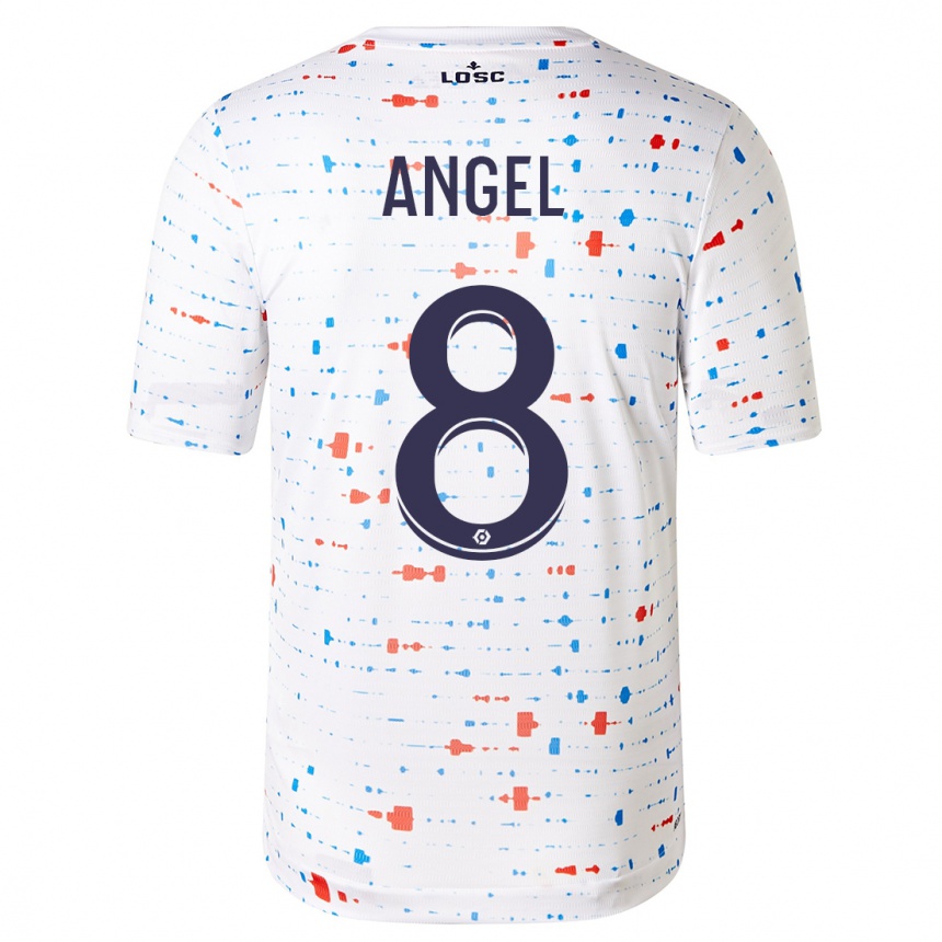 Niño Fútbol Camiseta Angel Gomes #8 Blanco 2ª Equipación 2023/24 México