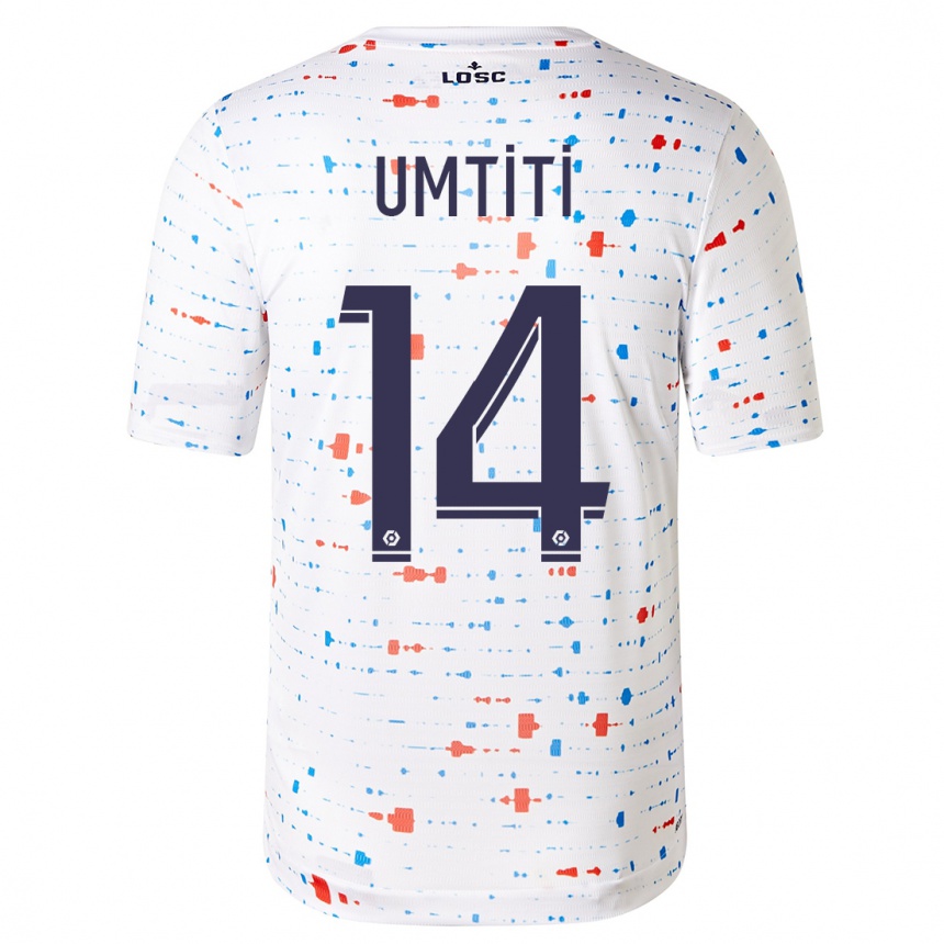 Niño Fútbol Camiseta Samuel Umtiti #14 Blanco 2ª Equipación 2023/24 México
