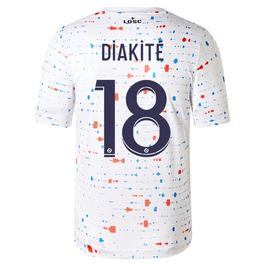 Niño Fútbol Camiseta Bafodé Diakité #18 Blanco 2ª Equipación 2023/24 México