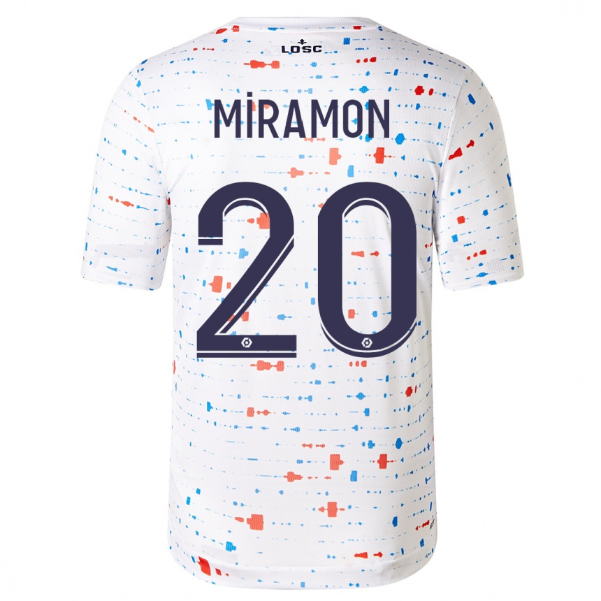 Niño Fútbol Camiseta Ignacio Miramón #20 Blanco 2ª Equipación 2023/24 México