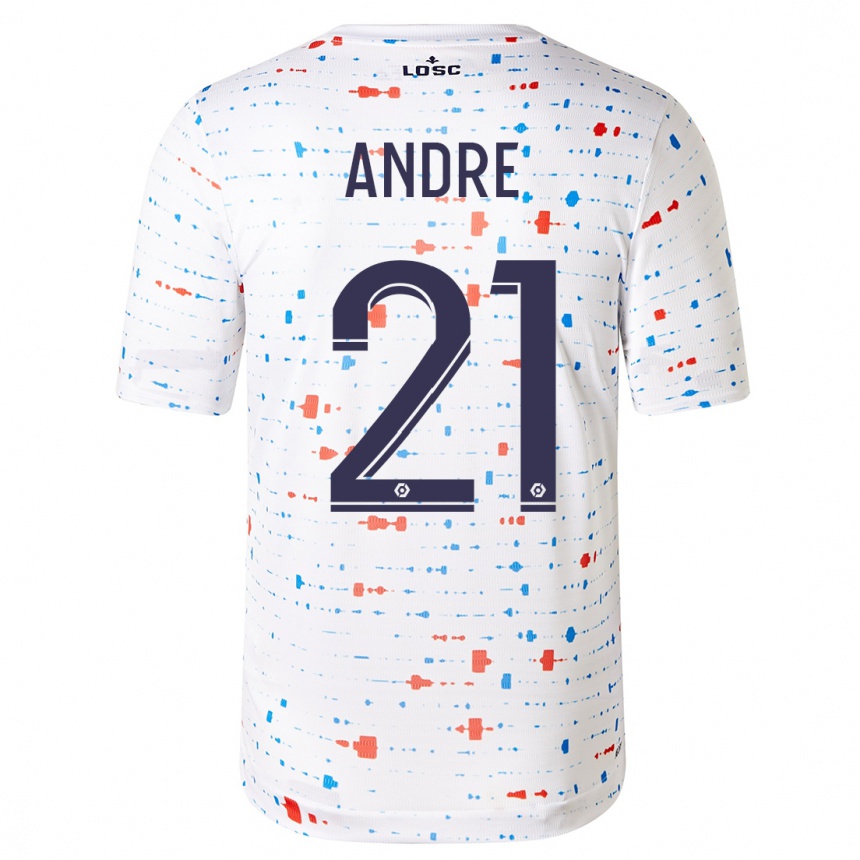 Niño Fútbol Camiseta Benjamin André #21 Blanco 2ª Equipación 2023/24 México