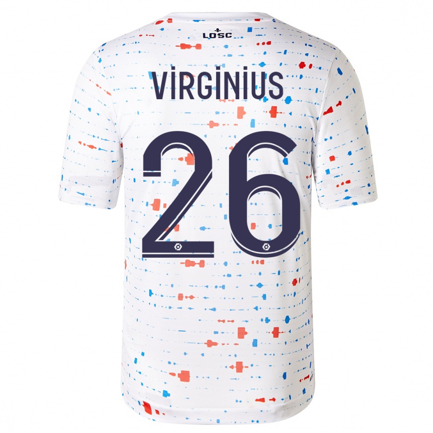 Niño Fútbol Camiseta Alan Virginius #26 Blanco 2ª Equipación 2023/24 México