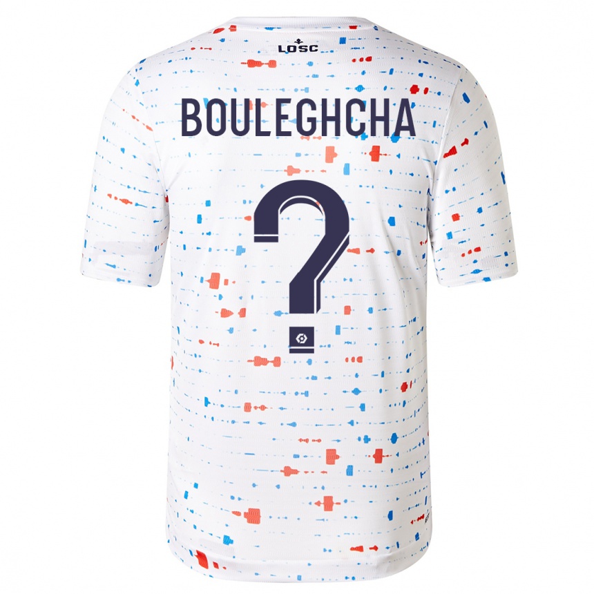 Niño Fútbol Camiseta Ismail Bouleghcha #0 Blanco 2ª Equipación 2023/24 México
