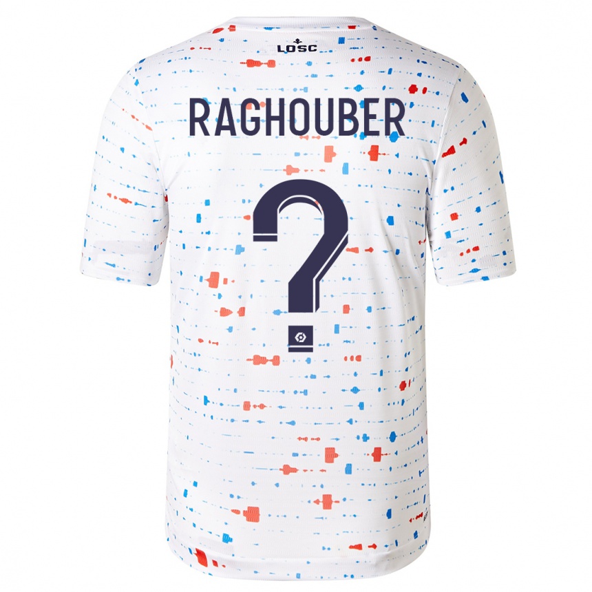 Niño Fútbol Camiseta Ugo Raghouber #0 Blanco 2ª Equipación 2023/24 México