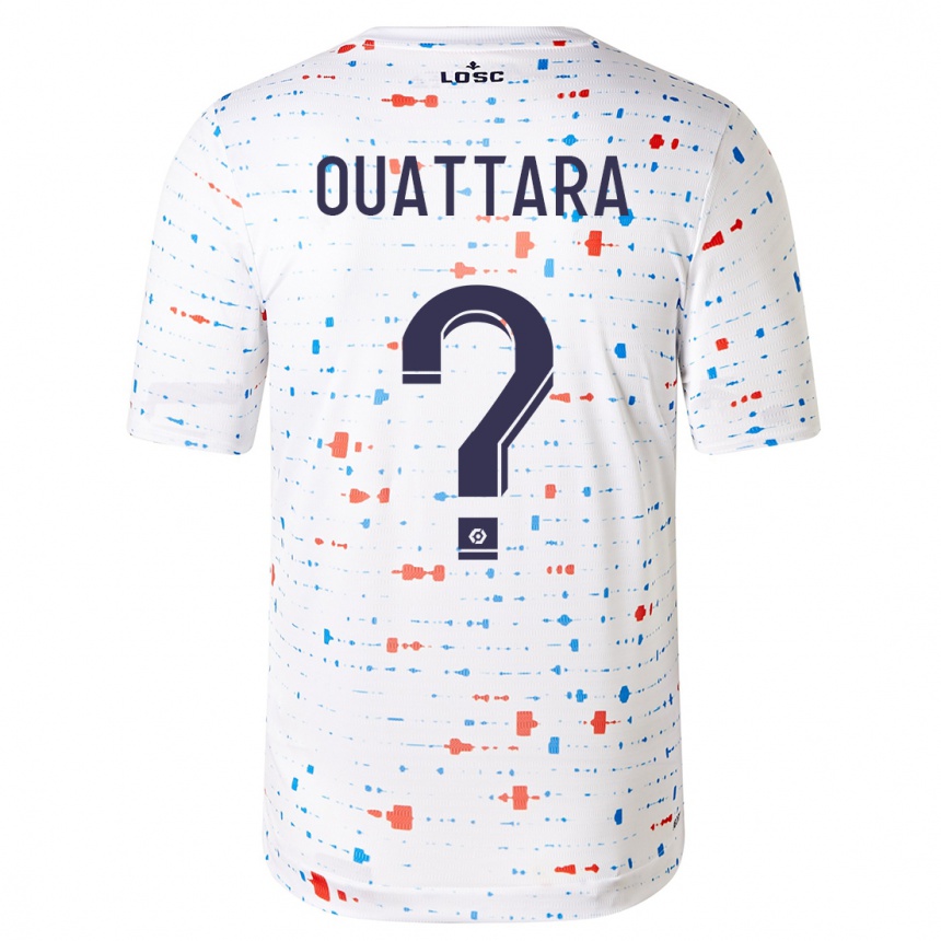 Niño Fútbol Camiseta Fadiga Ouattara #0 Blanco 2ª Equipación 2023/24 México