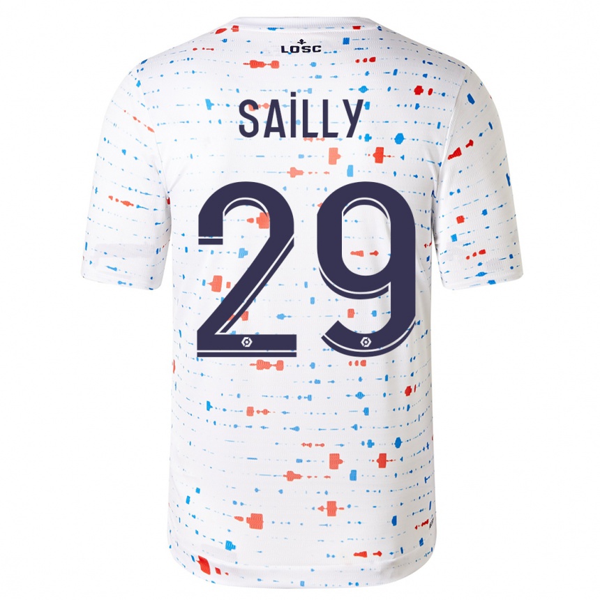 Niño Fútbol Camiseta Charlotte Sailly #29 Blanco 2ª Equipación 2023/24 México