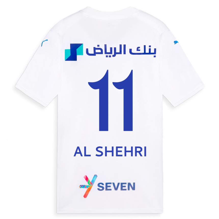 Niño Fútbol Camiseta Saleh Al-Shehri #11 Blanco 2ª Equipación 2023/24 México