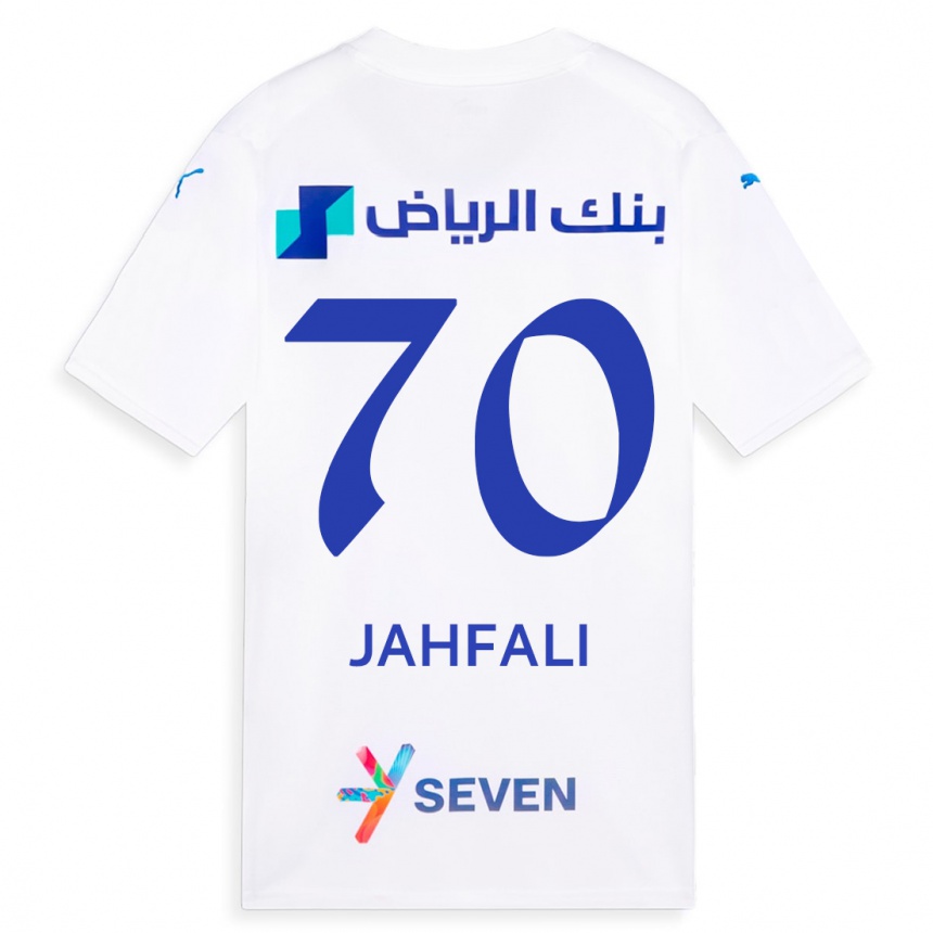 Niño Fútbol Camiseta Mohammed Jahfali #70 Blanco 2ª Equipación 2023/24 México