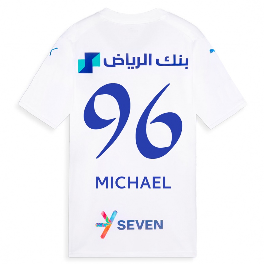 Niño Fútbol Camiseta Michael #96 Blanco 2ª Equipación 2023/24 México