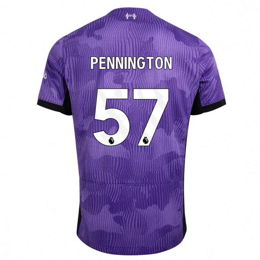 Niño Fútbol Camiseta Cody Pennington #57 Púrpura Equipación Tercera 2023/24 México