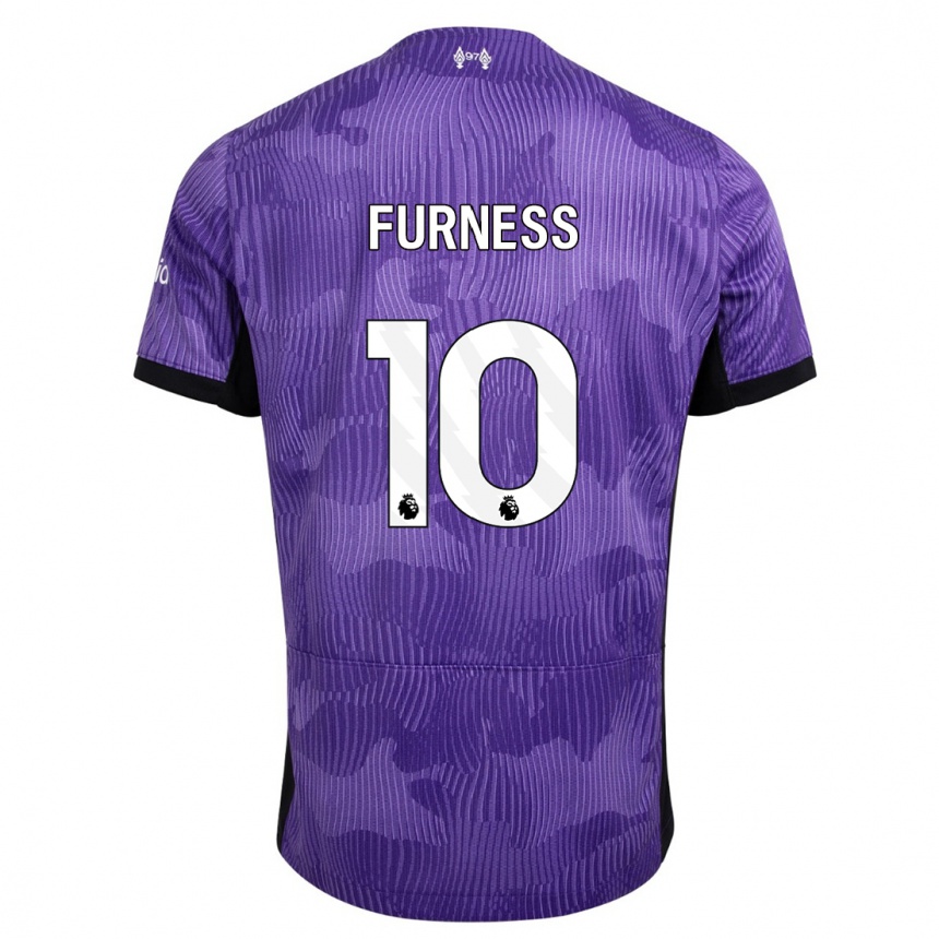 Niño Fútbol Camiseta Rachel Furness #10 Púrpura Equipación Tercera 2023/24 México