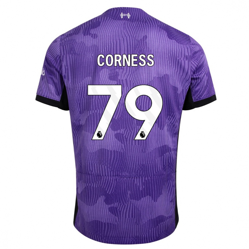 Niño Fútbol Camiseta Dominic Corness #79 Púrpura Equipación Tercera 2023/24 México