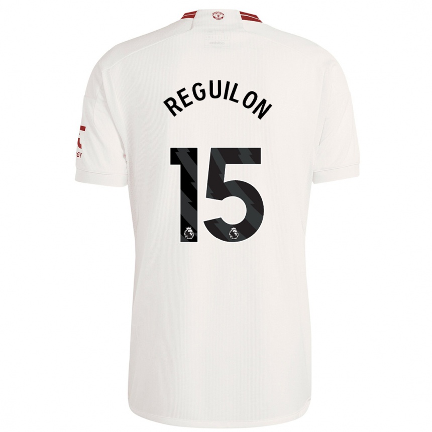 Niño Fútbol Camiseta Sergio Reguilon #15 Blanco Equipación Tercera 2023/24 México