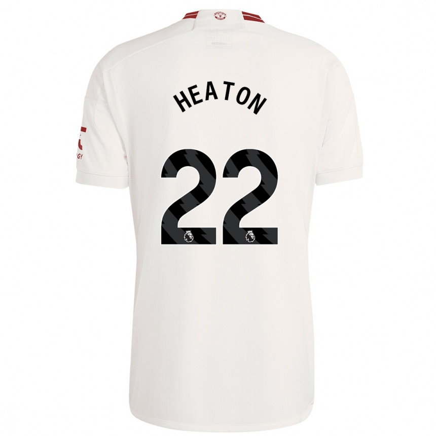 Niño Fútbol Camiseta Tom Heaton #22 Blanco Equipación Tercera 2023/24 México