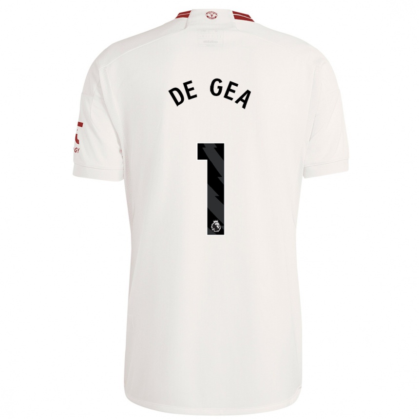 Niño Fútbol Camiseta David De Gea #1 Blanco Equipación Tercera 2023/24 México