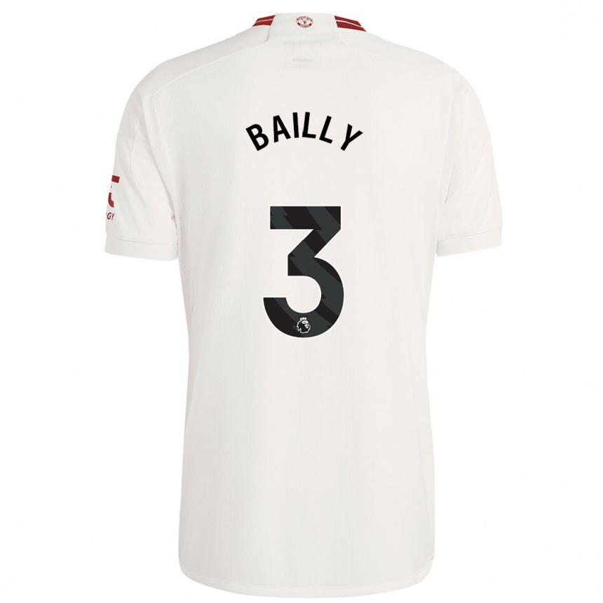 Niño Fútbol Camiseta Eric Bailly #3 Blanco Equipación Tercera 2023/24 México