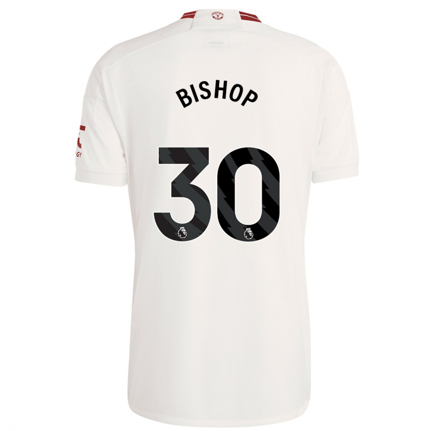 Niño Fútbol Camiseta Nathan Bishop #30 Blanco Equipación Tercera 2023/24 México