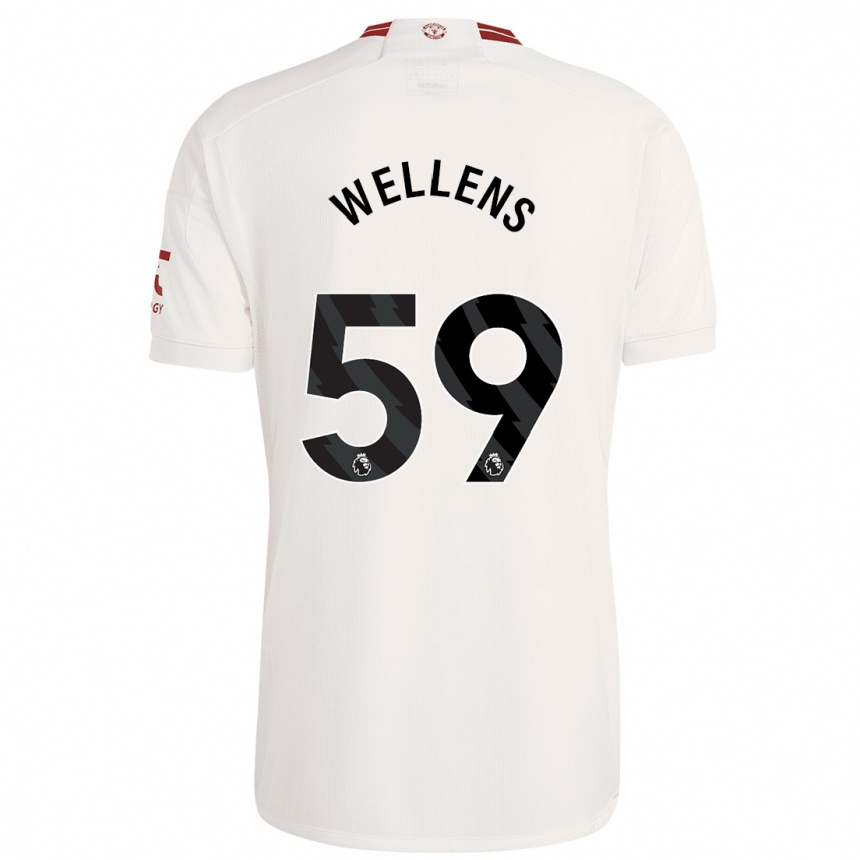 Niño Fútbol Camiseta Charlie Wellens #59 Blanco Equipación Tercera 2023/24 México