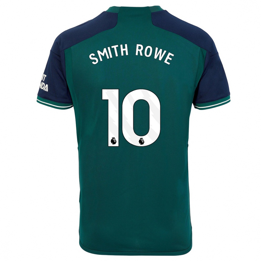 Niño Fútbol Camiseta Emile Smith Rowe #10 Verde Equipación Tercera 2023/24 México