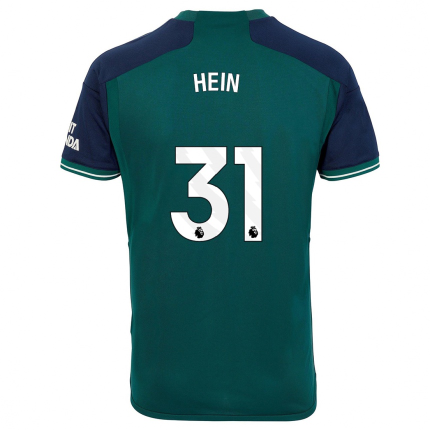 Niño Fútbol Camiseta Karl Hein #31 Verde Equipación Tercera 2023/24 México