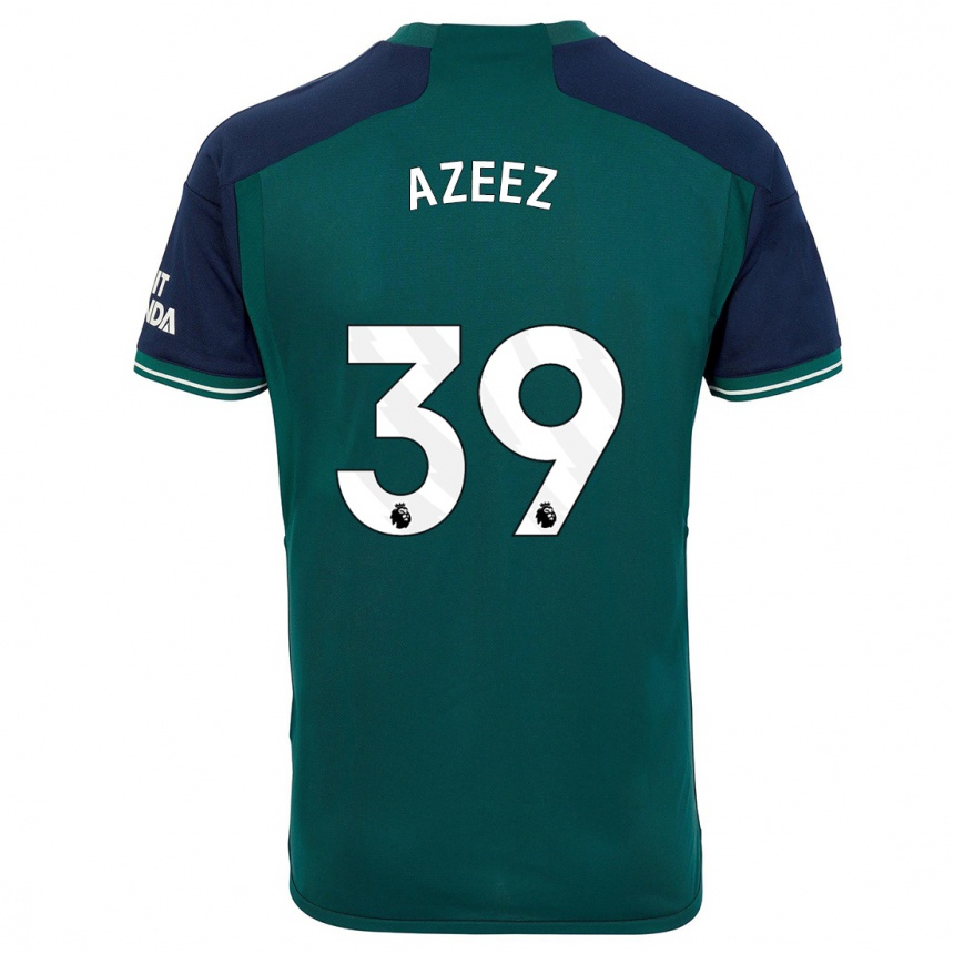 Niño Fútbol Camiseta Miguel Azeez #39 Verde Equipación Tercera 2023/24 México