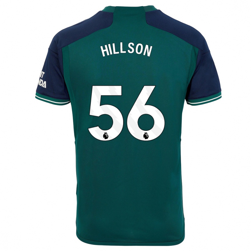 Niño Fútbol Camiseta James Hillson #56 Verde Equipación Tercera 2023/24 México