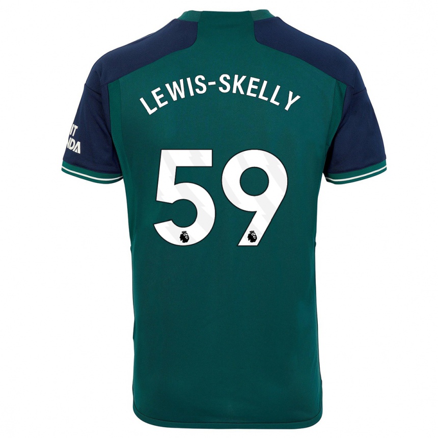 Niño Fútbol Camiseta Myles Lewis-Skelly #59 Verde Equipación Tercera 2023/24 México