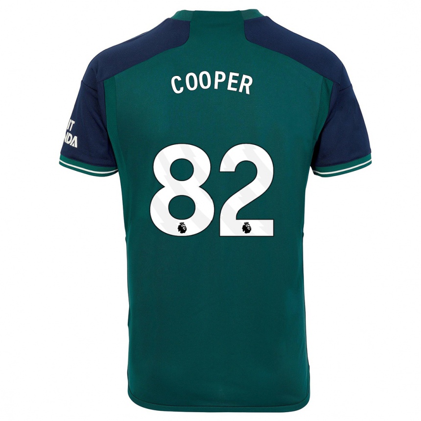 Niño Fútbol Camiseta Noah Cooper #82 Verde Equipación Tercera 2023/24 México