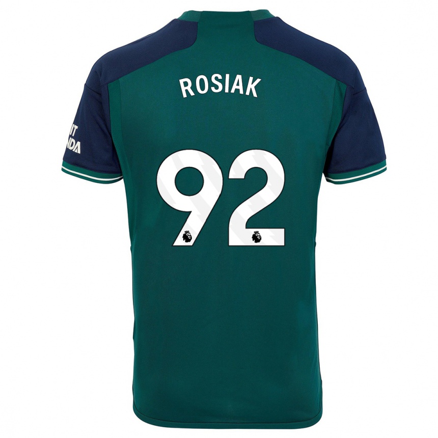 Niño Fútbol Camiseta Michal Rosiak #92 Verde Equipación Tercera 2023/24 México