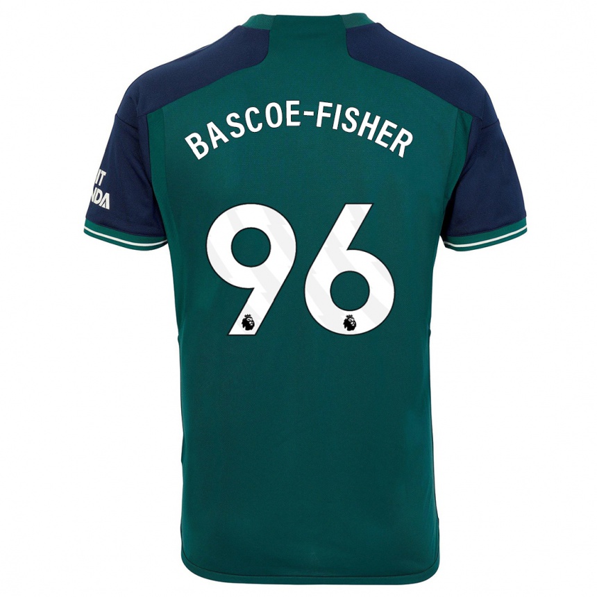 Niño Fútbol Camiseta Jakai Bascoe-Fisher #96 Verde Equipación Tercera 2023/24 México