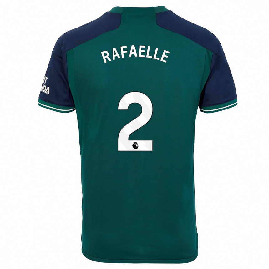 Niño Fútbol Camiseta Rafaelle Souza #2 Verde Equipación Tercera 2023/24 México