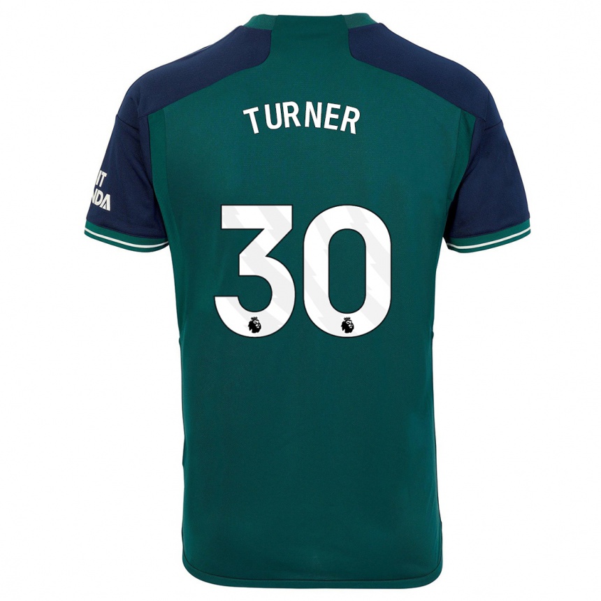 Niño Fútbol Camiseta Matt Turner #30 Verde Equipación Tercera 2023/24 México