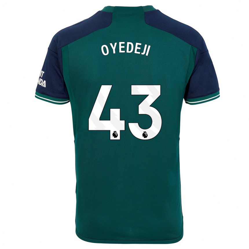 Niño Fútbol Camiseta Nathan Butler Oyedeji #43 Verde Equipación Tercera 2023/24 México