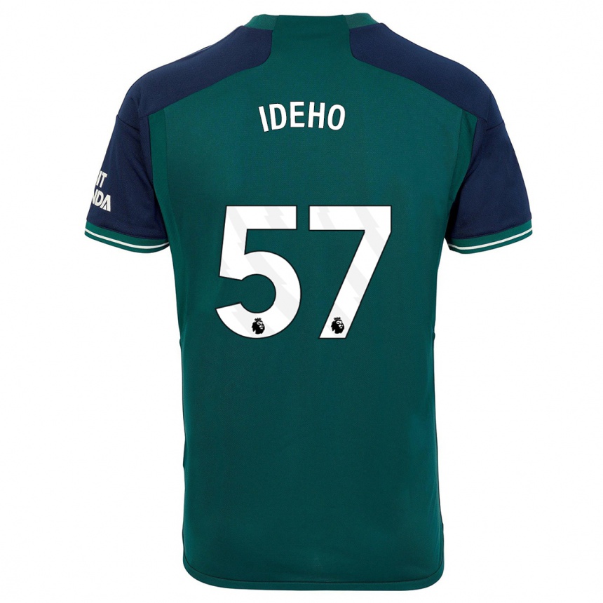 Niño Fútbol Camiseta Joel Ideho #57 Verde Equipación Tercera 2023/24 México