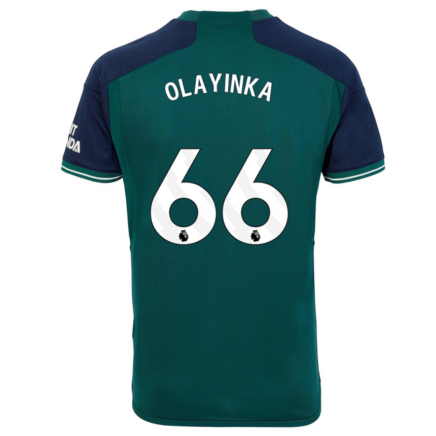 Niño Fútbol Camiseta James Olayinka #66 Verde Equipación Tercera 2023/24 México