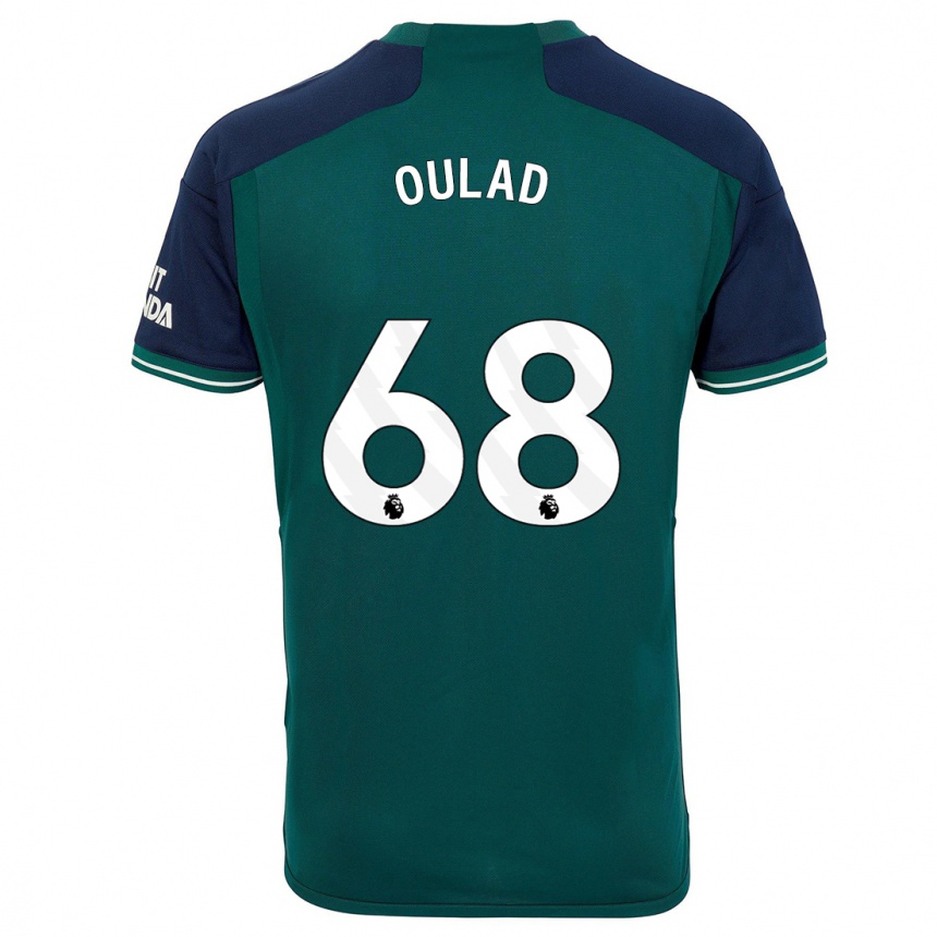 Niño Fútbol Camiseta Salah-Eddine Oulad M'hand #68 Verde Equipación Tercera 2023/24 México