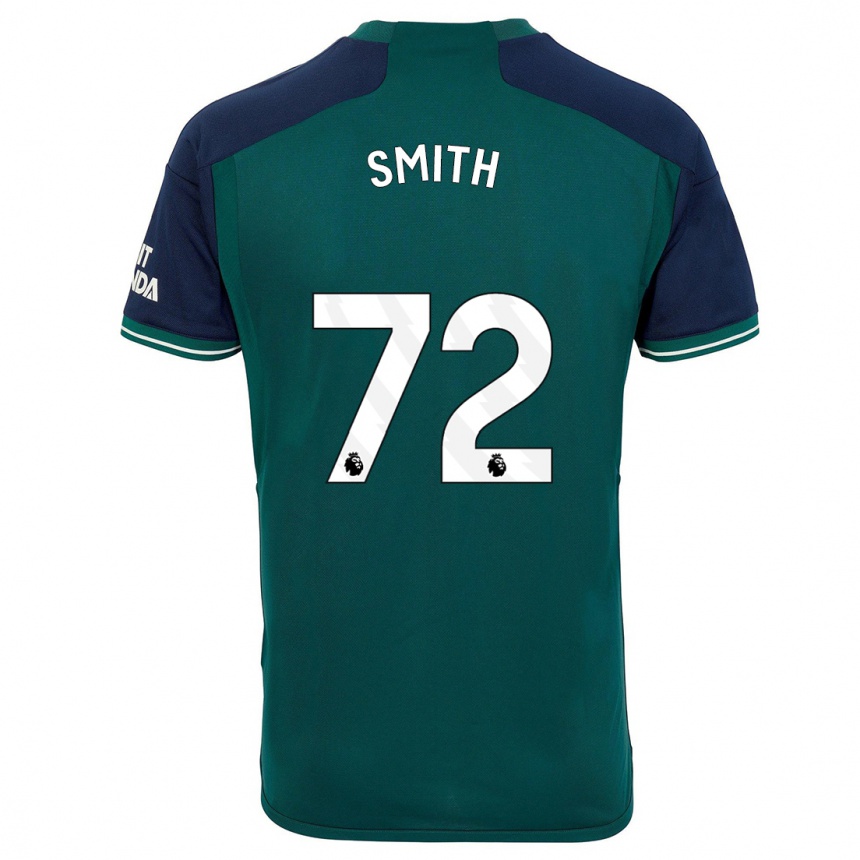 Niño Fútbol Camiseta Matt Smith #72 Verde Equipación Tercera 2023/24 México