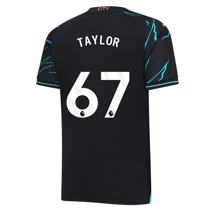 Niño Fútbol Camiseta Kane Taylor #67 Azul Oscuro Equipación Tercera 2023/24 México