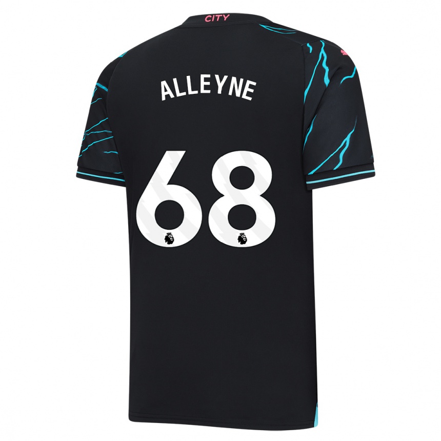 Niño Fútbol Camiseta Max Alleyne #68 Azul Oscuro Equipación Tercera 2023/24 México