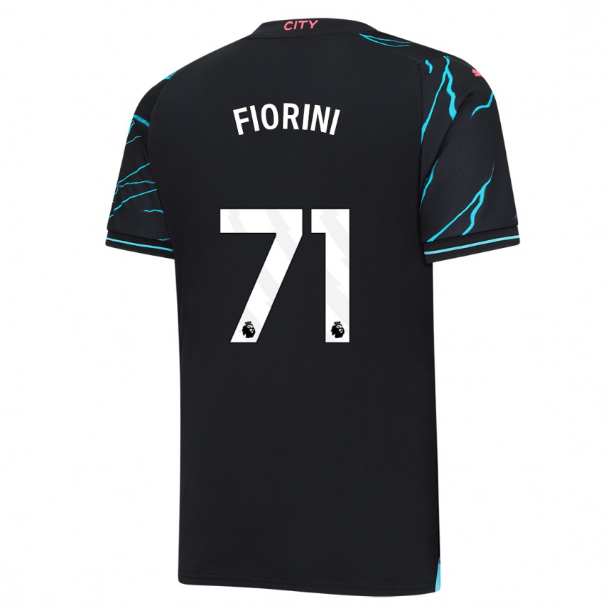 Niño Fútbol Camiseta Lewis Fiorini #71 Azul Oscuro Equipación Tercera 2023/24 México