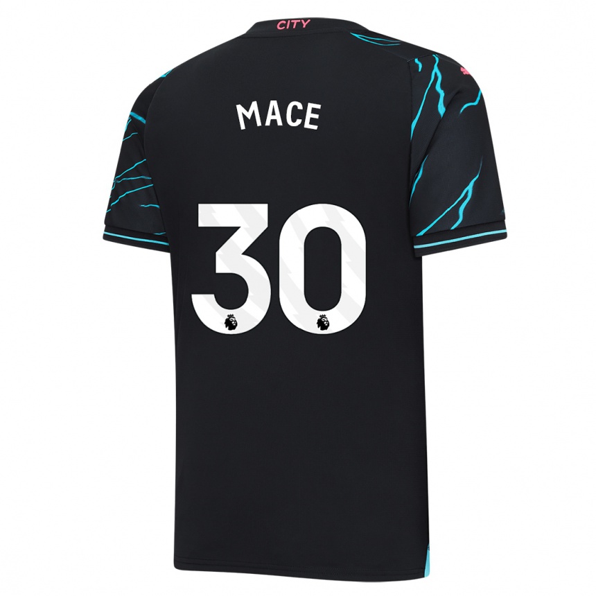 Niño Fútbol Camiseta Ruby Mace #30 Azul Oscuro Equipación Tercera 2023/24 México