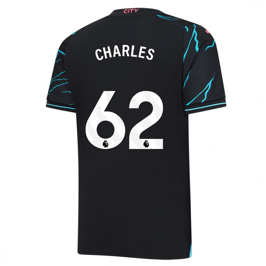 Niño Fútbol Camiseta Shea Charles #62 Azul Oscuro Equipación Tercera 2023/24 México