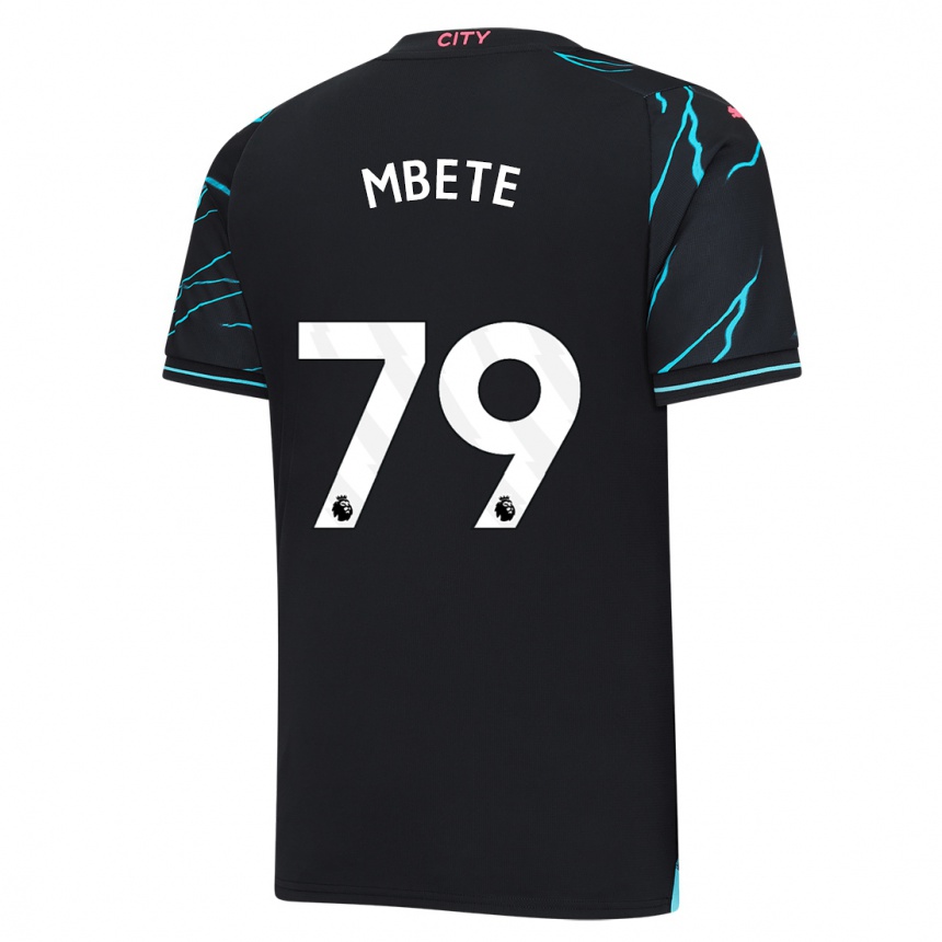 Niño Fútbol Camiseta Luke Mbete #79 Azul Oscuro Equipación Tercera 2023/24 México