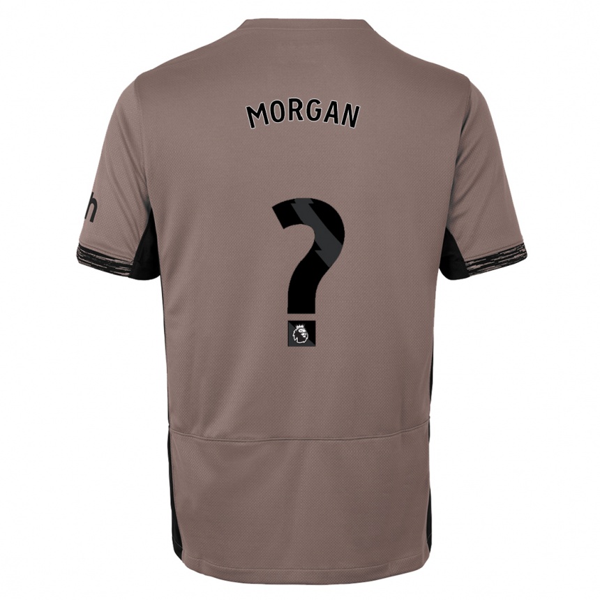 Niño Fútbol Camiseta Kieran Morgan #0 Beige Obscuro Equipación Tercera 2023/24 México