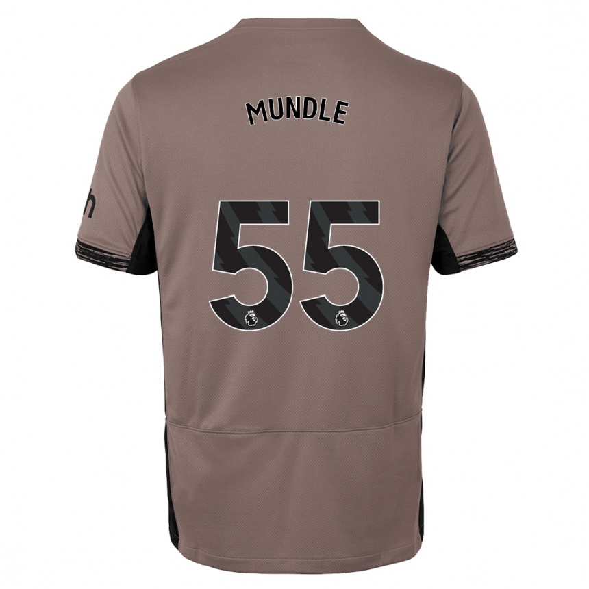 Niño Fútbol Camiseta Romaine Mundle #55 Beige Obscuro Equipación Tercera 2023/24 México