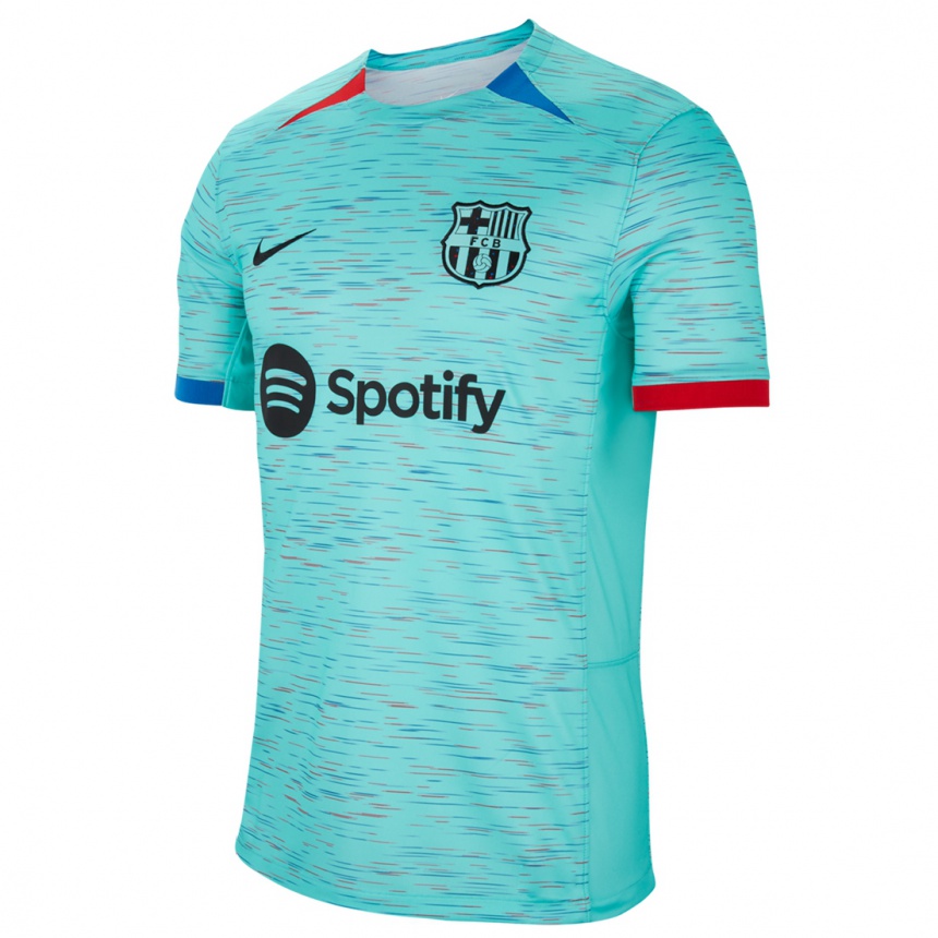 Niño Fútbol Camiseta Raphinha #11 Aguamarina Clara Equipación Tercera 2023/24 México