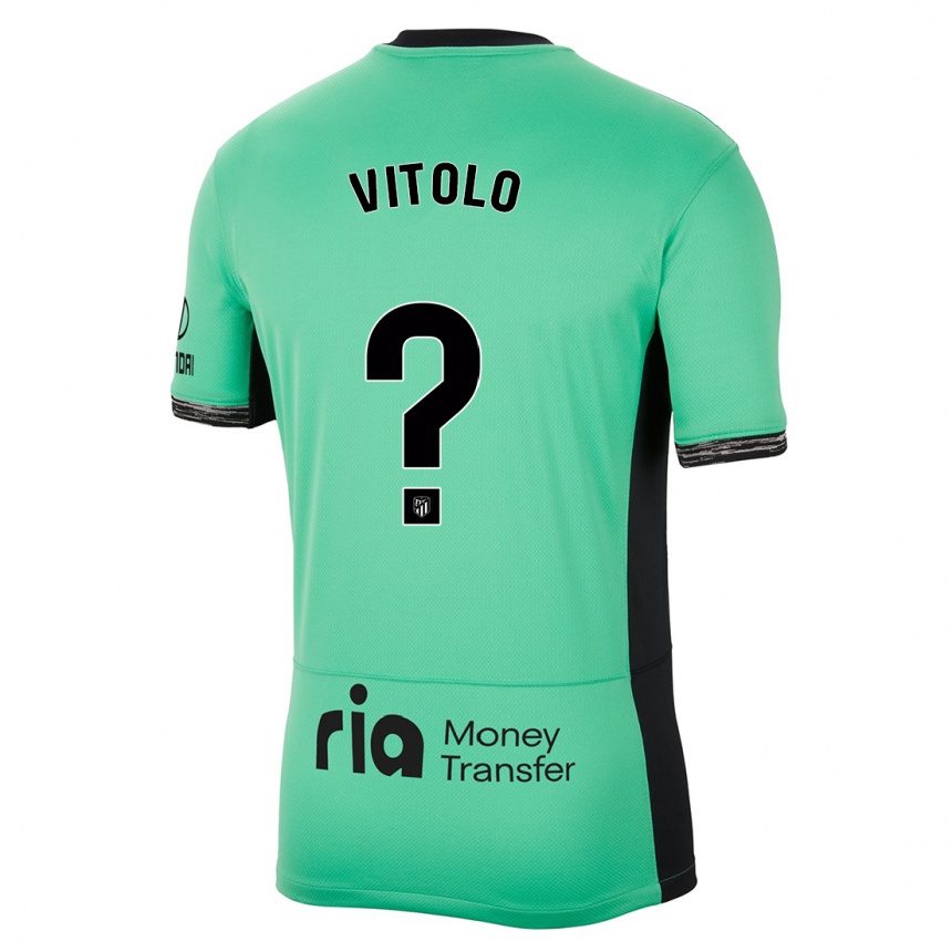 Niño Fútbol Camiseta Vitolo #0 Primavera Verde Equipación Tercera 2023/24 México